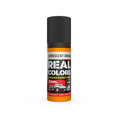 AK REAL COLORS RC838 Fluorescent Orange 17ml