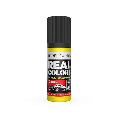 AK REAL COLORS RC841 French F1 Yellow 1970s-1980s 17ml