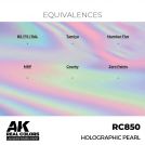 AKAK REAL COLORS RC850 Holographic Pearl 17ml