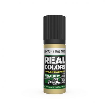 AK REAL COLORS RC851 Elfenbein-Ivory RAL 1001 (Interior Color) 17ml