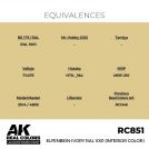 AK REAL COLORS RC851 Elfenbein-Ivory RAL 1001 (Interior Color) 17ml