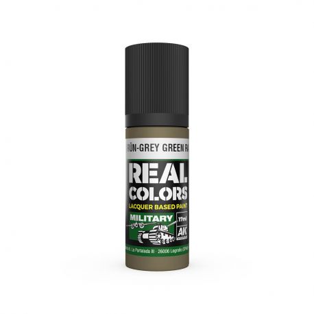 AK REAL COLORS RC853 Graugrün-Grey Green RAL 7008 17ml