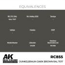 AK REAL COLORS RC855 Dunkelbraun-Dark Brown RAL 7017 17ml