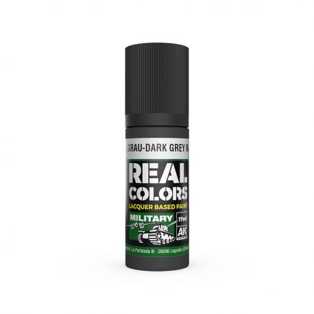 AK REAL COLORS RC856 Dunkelgrau-Dark Grey RAL 7021 17ml