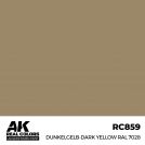 AK REAL COLORS RC859 Dunkelgelb-Dark Yellow RAL 7028 17ml