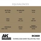 AK REAL COLORS RC859 Dunkelgelb-Dark Yellow RAL 7028 17ml