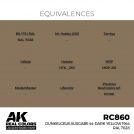 AK REAL COLORS RC860 Dunkelgelb Ausgabe 44-Dark Yellow 1944 RAL 7028 17ml