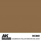 AK REAL COLORS RC861 Gelbbraun-Yellow Brown RAL 8000 17ml