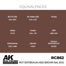 AK REAL COLORS RC862 Rot (Rotbraun)-Red (Red Brown) RAL 8012 17ml