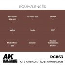 AK REAL COLORS RC863 Rot (Rotbraun)-Red (Red Brown) RAL 8013 17ml