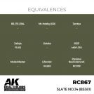 AK REAL COLORS RC867 Slate No.34 (BS381) 17ml