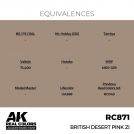 AK REAL COLORS RC871 British Desert Pink ZI 17ml