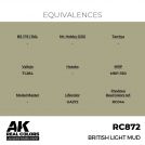 AK REAL COLORS RC872 British Light Mud 17ml