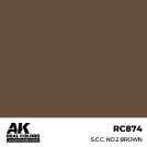 AK REAL COLORS RC874 S.C.C. No.2 Brown 17ml