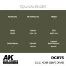 AK REAL COLORS RC875 S.C.C. No.15 Olive Drab 17ml