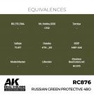 AK REAL COLORS RC876 Russian Green Protective 4BO 17ml