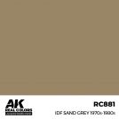 AK REAL COLORS RC881 IDF Sand Grey 1970s-1980s 17ml