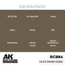 AK REAL COLORS RC884 Olive Drab Faded 17ml