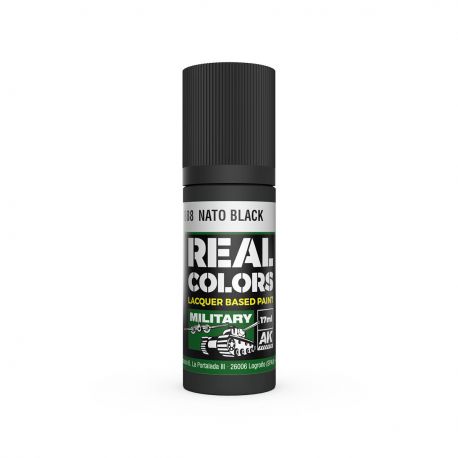 AK REAL COLORS RC888 NATO Black 17ml