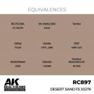 AK REAL COLORS RC897 Desert Sand FS 30279 17ml
