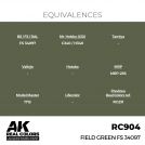 AK REAL COLORS RC904 Field Green FS 34097 17ml