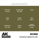 AK REAL COLORS RC906 Interior Green FS 34151 17ml