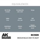 AK REAL COLORS RC909 Medium Blue Grey FS 35237 17ml