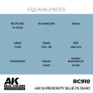 AK REAL COLORS RC910 Air Superiority Blue FS 35450 17ml