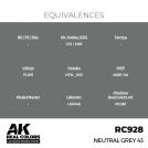 AK REAL COLORS RC928 Neutral Grey 43 17ml
