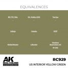 AK REAL COLORS RC929 US Interior Yellow Green 17ml