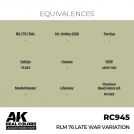 AK REAL COLORS RC945 RLM 76 Late War Variation 17ml
