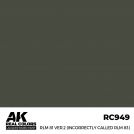 AK REAL COLORS RC949 RLM 81 Ver.2 (incorrectly called RLM 83) 17ml
