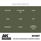 AK REAL COLORS RC957 IJN M3(N) Nakajima Interior Green 17ml