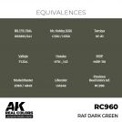 AK REAL COLORS RC960 RAF Dark Green 17ml