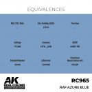 AK REAL COLORS RC965 RAF Azure Blue 17ml
