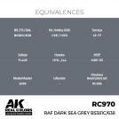 AK REAL COLORS RC970 RAF Dark Sea Grey BS381C/638 17ml