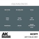 AK REAL COLORS RC977 AMT-11 Blue Grey 17ml