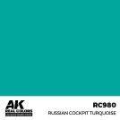 AK REAL COLORS RC980 Russian Cockpit Turquoise 17ml