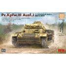 RYE FIELD MODEL 5070 Pz.Kpfw.III Ausf.J w/workable track links & torsion bar suspension system