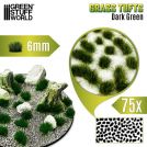 GREEN STUFF WORLD Static Grass Tufts 6 mm - Realistic Green