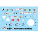 ITALERI 6543 CARRO ARMATO M14/41 l SERIE with ITALIAN INFANTRY 1/35