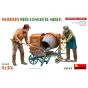 MINIART 38077 WORKERS WITH CONCRETE MIXER