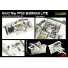RYE FIELD MODEL 5135 M4A3 Sherman 76W VVSS Late w/Interior