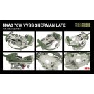 RYE FIELD MODEL 5135 M4A3 Sherman 76W VVSS Late w/Interior