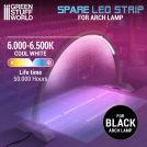 GREEN STUFF WORLD Hobby Arch LED Lamp - Darth Black