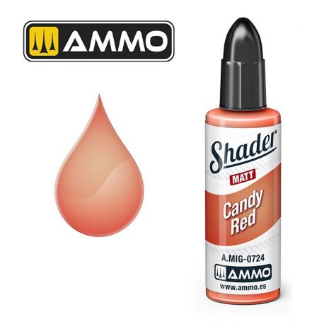 AMMO MATT SHADER Candy Red A.MIG-0724