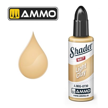 AMMO MATT SHADER Light Clay A.MIG-0730