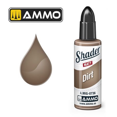 AMMO MATT SHADER Dirt A.MIG-0736