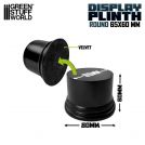 GREEN STUFF WORLD Round Block Plinth 6,5cm - Hazelnut