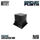 GREEN STUFF WORLD Square Top Display Plinth 5x5 cm - black